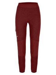 Salewa Legginsy funkcyjne "Alpine Hemp" w kolorze bordowym rozmiar: 34. Czerwone legginsy damskie Salewa, bez wzorów. Za 184.89 zł.