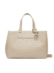 Armani Exchange Torebka XW001222 AF15774 U6208 Beżowy. Brązowe torebki klasyczne damskie Armani Exchange, ze skóry, bez dodatków. Za 679.99 zł.