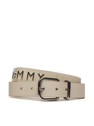 Tommy Jeans Pasek Damski Tjw Bold Leather 3.0 AW0AW16255 Écru. Paski damskie Tommy Jeans, bez wzorów, z jeansu. Za 139.99 zł.