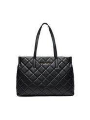 Valentino Torebka Ocarina VBS3KK10R Czarny. Czarne shopper bag Valentino, bez wzorów, ze skóry, bez dodatków. Za 449.99 zł.