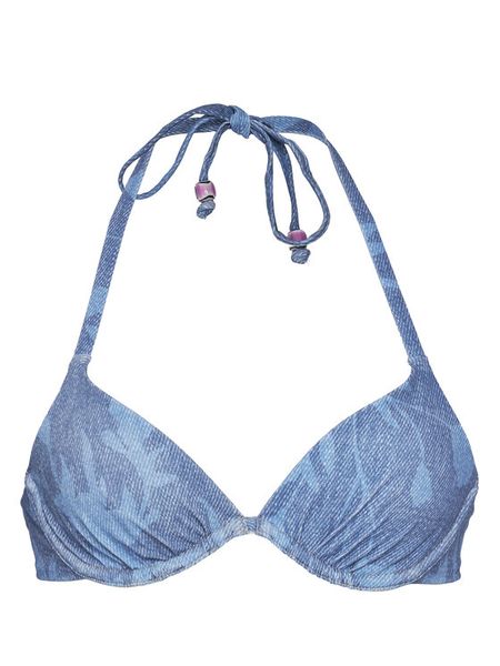 Chantelle Góra od bikini Easy Pop C22JMA Niebieski. Niebieskie bikini Chantelle, bez wzorów, z syntetyku. Za 359.99 zł.