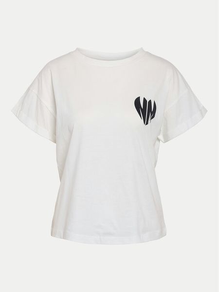 Noisy May T-Shirt Gaby 27032954 Biały Regular Fit. Białe t-shirty damskie Noisy may, xs, bez wzorów, z bawełny, bez kołnierzyka. Za 39.99 zł.