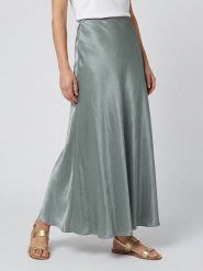 MOSS COPENHAGEN Spódnica "Nicolette" w kolorze zielonym rozmiar: S. Zielone spódnice damskie Moss Copenhagen, s, bez wzorów, maxi. Za 128.85 zł.