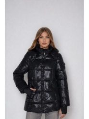 Steve Madden Kurtka zimowa w kolorze czarnym rozmiar: XL. Czarne kurtki damskie Steve Madden, na zimę, xl, bez wzorów, z puchu, bez kaptura. Za 274.10 zł.