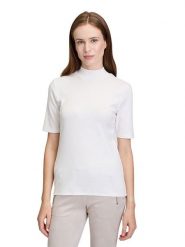 CARTOON Koszulka w kolorze białym rozmiar: 34. Białe koszulki damskie Cartoon, bez wzorów, bez kołnierzyka, bez ramiączek. Za 43.99 zł.
