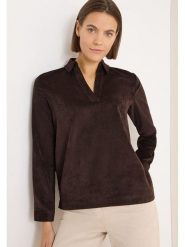 Cecil Bluzka w kolorze brązowym rozmiar: M. Brązowe bluzki damskie Cecil, m, bez wzorów, bez kołnierzyka, bez ramiączek. Za 130.50 zł.