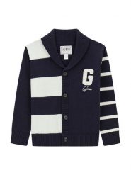 Guess Kardigan N6YR04 Z0901 Granatowy Regular Fit. Niebieskie swetry chłopięce Guess, z syntetyku, bez kołnierzyka. Za 194.99 zł.