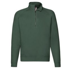 Bluza Unisex Premium Quarter Zip Raglan Dla Dorosłych. Niebieskie bluzy damskie Fruit of the Loom, l, bez wzorów, z bawełny, z kapturem. Za 153.99 zł.