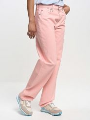 BIG STAR Dżinsy - Comfort fit - w kolorze jasnoróżowym rozmiar: W27/L30. Różowe jeansy damskie Big Star, z podwyższonym stanem. Za 127.99 zł.