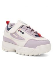 Fila Sneakersy Wb Disruptor FFK0092 13159 Écru. Buty sportowe dziewczęce Fila, bez wzorów, z syntetyku, bez zapięcia. Za 179.99 zł.