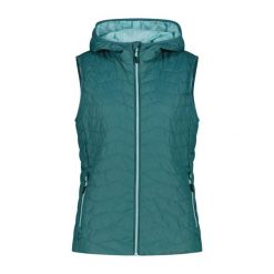 Kamizelka damska turystyczne CMP 35Z5026. Zielone kamizelki damskie CMP, l, bez wzorów, bez kaptura. Za 297.50 zł.