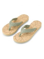 O'Neill Japonki w kolorze khaki rozmiar: 42. Brązowe klapki damskie O'Neill, bez wzorów, z otwartym noskiem, bez obcasa, bez zapięcia. Za 105.38 zł.