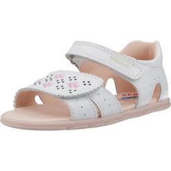 Sandały PABLOSKY 066807P Biały. Białe sandały damskie Pablosky, bez wzorów, ze skóry, bez obcasa, bez zapięcia. Za 271.99 zł.