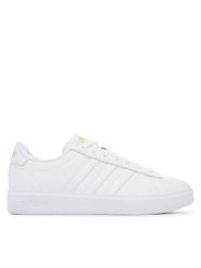 Adidas Sneakersy Grand Court Cloudfoam Lifestyle Court Comfort Shoes GW9213 Biały. Białe obuwie sportowe damskie Adidas, ze skóry, bez zapięcia. Za 289.99 zł.