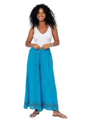 Aller Simplement Spodnie w kolorze niebieskim rozmiar: 34-40. Niebieskie spodnie materiałowe damskie Aller Simplement, bez wzorów, z bawełny. Za 78.99 zł.