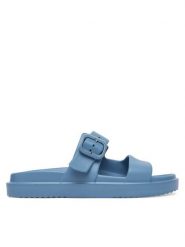 Tommy Hilfiger Klapki FW0FW08953 Szary. Szare klapki damskie Tommy Hilfiger, bez wzorów, z syntetyku, bez obcasa, bez zapięcia. Za 209.99 zł.