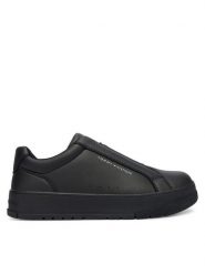 Tommy Hilfiger Sneakersy T3X9-34092-1355999 D Czarny. Czarne buty sportowe chłopięce Tommy Hilfiger, ze skóry, bez zapięcia. Za 309.99 zł.