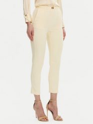 Elisabetta Franchi Spodnie materiałowe PA-076-51E2 Żółty Regular Fit. Żółte spodnie materiałowe damskie Elisabetta Franchi, bez wzorów, z materiału. Za 689.99 zł.