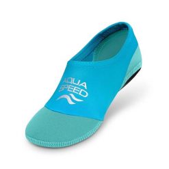 Skarpetki do pływania na basen Aqua Speed Neo. Niebieskie skarpetki damskie Aqua-Speed, bez wzorów. Za 34.90 zł.
