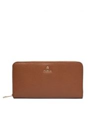 Furla Portfel Camelia XL WP00322 ARE000 CN 03B00 Brązowy ciemny. Brązowe portfele damskie Furla, bez wzorów, ze skóry. Za 809.99 zł.