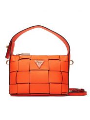Guess Torebka Maylee Mini HWWG96 61720 Pomarańczowy. Brązowe torebki klasyczne damskie Guess, ze skóry, bez dodatków. Za 469.99 zł.