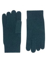 Perfect Cashmere Kaszmirowe rękawiczki "Hailey" w kolorze ciemnozielonym rozmiar: onesize. Zielone rękawiczki damskie Perfect Cashmere, bez wzorów, z kaszmiru. Za 121.99 zł.