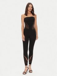 Wolford Kombinezon Venus 57177 Czarny Slim Fit. Czarne sukienki damskie Wolford, bez wzorów, z syntetyku, bez ramiączek. Za 1,269.00 zł.