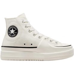Trampki Converse Chuck Taylor All Star Construct, Dla obu płci. Białe trampki damskie Converse, bez wzorów, bez zapięcia. Za 490.00 zł.