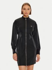 Liu Jo Sport Sukienka codzienna TF4261 J4751 Czarny Regular Fit. Czarne sukienki damskie Liu Jo Sport, bez wzorów, z syntetyku, sportowe, bez ramiączek. Za 369.99 zł.