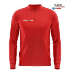 Bluza piłkarska dla dorosłych Givova Maglia Tecnica czerwona. Czerwone bluzy damskie Givova, m, bez wzorów, z poliesteru, bez kaptura. Za 125.80 zł.