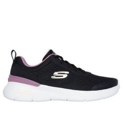 Buty SKECHERS SKECH-AIR DYNAMIGHT Czarny. Czarne obuwie sportowe casual damskie Skechers, z syntetyku, bez zapięcia. Za 319.08 zł.
