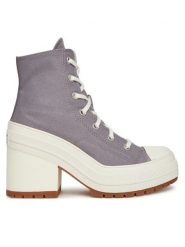 Converse Trampki Chuck 70 De Luxe Heel A12575C Fioletowy. Fioletowe trampki damskie Converse, bez wzorów, z materiału, bez zapięcia. Za 429.99 zł.