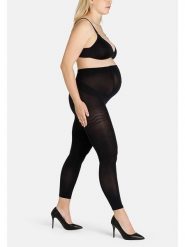 Camano Legginsy "Maternity" w kolorze czarnym - 50 DEN rozmiar: 40/42. Czarne legginsy damskie camano, bez wzorów. Za 60.99 zł.