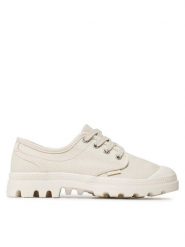 Palladium Trampki Pampa Oxford 92351-210-M Beżowy. Brązowe trampki damskie Palladium, bez wzorów, z materiału, bez zapięcia. Za 239.99 zł.