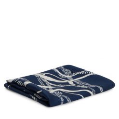 Chusta Tommy Hilfiger. Niebieskie chusty damskie Tommy Hilfiger, bez wzorów. Za 229.99 zł.