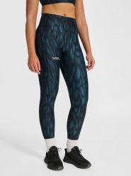 Damskie legginsy Hummel AOP Hiit Intensity. Niebieskie legginsy damskie Hummel, l, bez wzorów, z materiału. Za 283.50 zł.