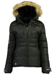 Geographical Norway Kurtka zimowa "Bersil" w kolorze czarnym rozmiar: S. Czarne kurtki damskie Geographical Norway, na zimę, s, bez wzorów, z puchu, bez kaptura. Za 267.92 zł.