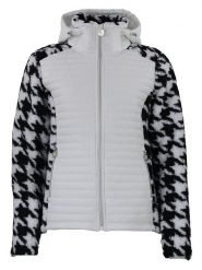 Peak Mountain Kurtka hybrydowa "Astro" w kolorze biało-czarnym rozmiar: S. Białe kurtki sportowe damskie Peak Mountain, s, bez wzorów, bez kaptura. Za 173.99 zł.