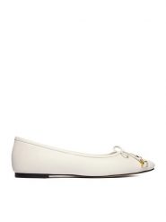 GINO ROSSI Baleriny CEO-ROSE-LT2088 Biały. Białe balerinki damskie Gino Rossi, bez wzorów, ze skóry. Za 329.99 zł.
