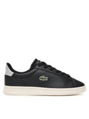 Lacoste Sneakersy 750SUJ0003 Czarny. Czarne buty sportowe chłopięce Lacoste, ze skóry, bez zapięcia. Za 219.99 zł.
