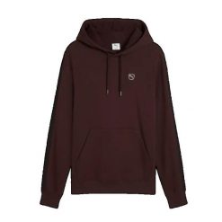 Kurtka z kapturem z haftowanym odznaką Puma. Brązowe kurtki damskie Puma, l, z aplikacjami, z bawełny, z kapturem. Za 270.00 zł.