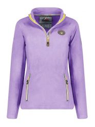 Geographical Norway Bluza polarowa w kolorze fioletowym rozmiar: XXL. Różowe bluzy damskie Geographical Norway, xxl, bez wzorów, z polaru, bez kaptura. Za 79.03 zł.