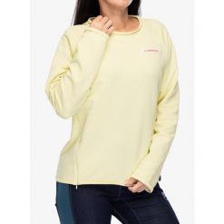 Bluza damska La Sportiva Tufa Sweater. Żółte bluzy damskie La Sportiva, l, bez wzorów, bez kaptura. Za 265.99 zł.