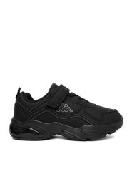 Kappa Sneakersy CEO-8X1297-2 Czarny. Czarne buty sportowe dziewczęce Kappa, ze skóry, bez zapięcia. Za 139.99 zł.
