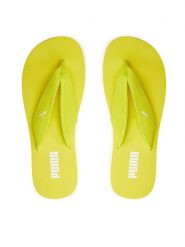 Puma Japonki Sandy Flip 389106-08 Zielony. Zielone klapki damskie Puma, bez wzorów, z syntetyku, bez obcasa, bez zapięcia. W wyprzedaży za 79.99 zł.