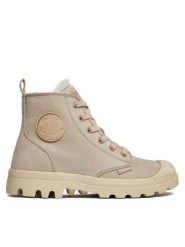Palladium Trapery Pampa Hi Zip Wl 95982-271-M Beżowy. Brązowe trapery damskie Palladium, ze skóry, bez zapięcia. Za 469.99 zł.