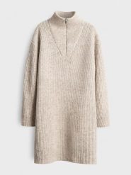 OPUS Sukienka dzianinowa w kolorze szarym rozmiar: 42. Szare sukienki damskie Opus, bez wzorów, z dzianiny, bez ramiączek. Za 187.99 zł.