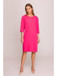 Stylove Sukienka w kolorze różowym rozmiar: S. Różowe sukienki damskie Stylove, bez wzorów, bez ramiączek. Za 118.84 zł.