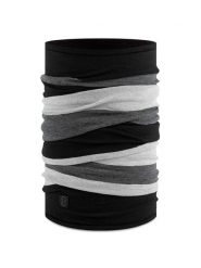 Buff Szal-koło "Merino Move" w kolorze szaro-antracytowym - 70 x 24 cm rozmiar: onesize. Czarne szaliki damskie Buff, bez wzorów, z wełny. Za 115.82 zł.