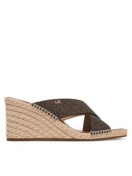 MICHAEL Michael Kors Espadryle Kenzie 40R6KZMS1B Brązowy. Brązowe espadryle damskie MICHAEL Michael Kors, bez wzorów, ze skóry, bez obcasa. Za 589.99 zł.